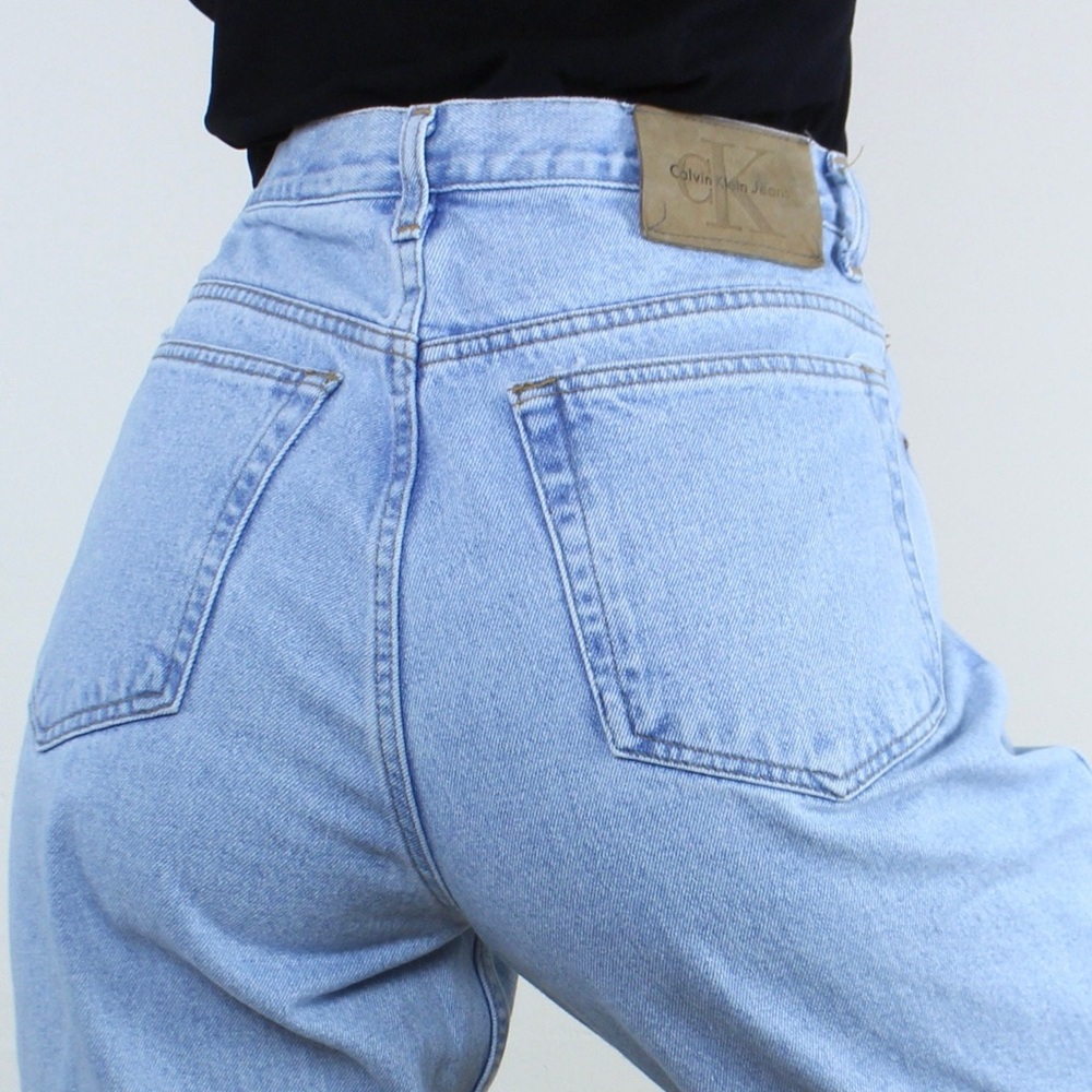 Vintage Calvin Klein Light Wash Straight Leg Denim Jeans
